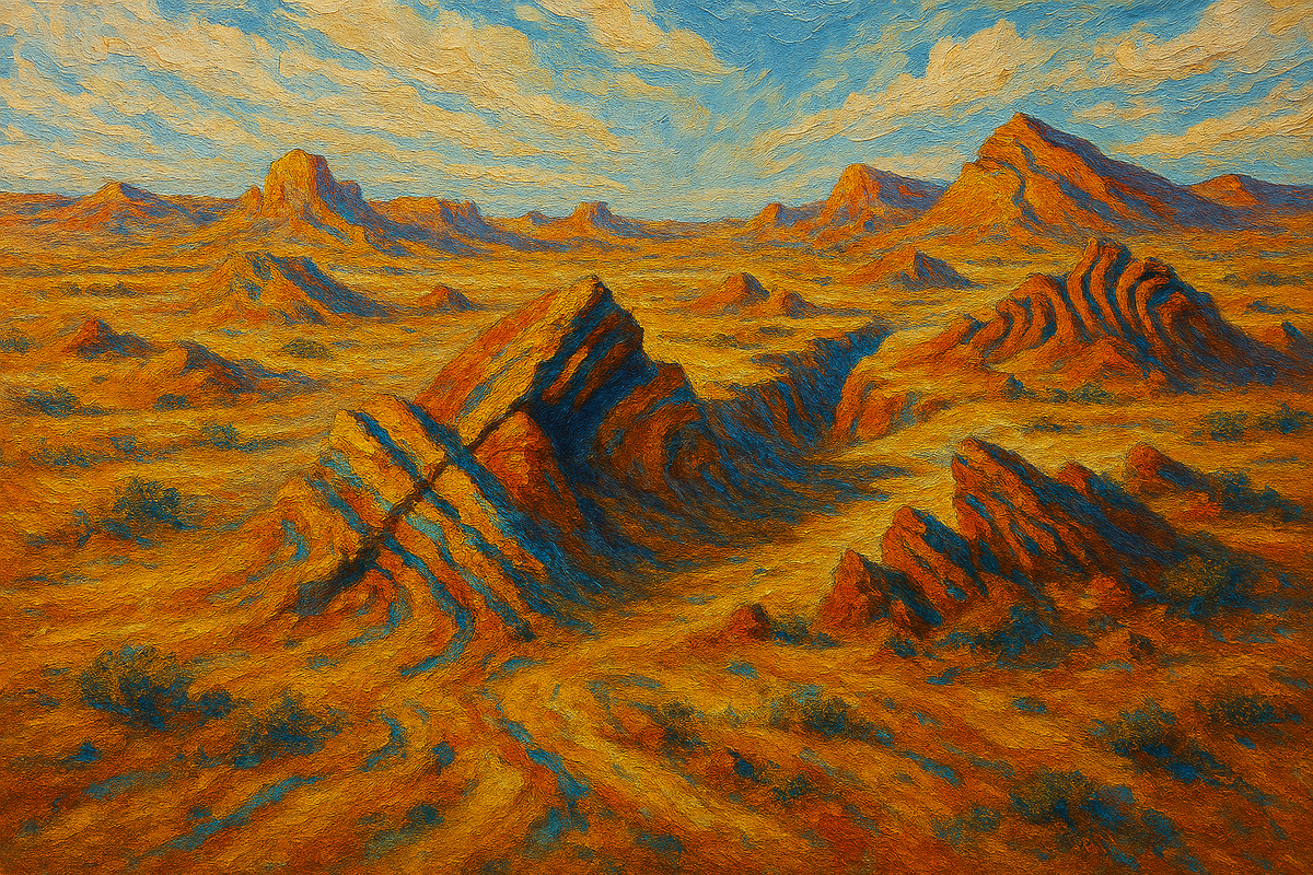 Desert Landscape (Canvas Print)