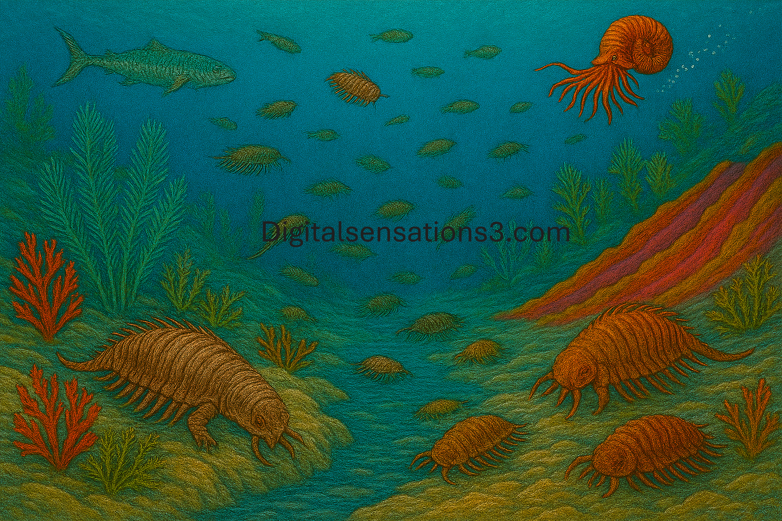 Ordavician seascape (Digital Download)