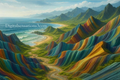 rainbow cliffs (Digital Download)